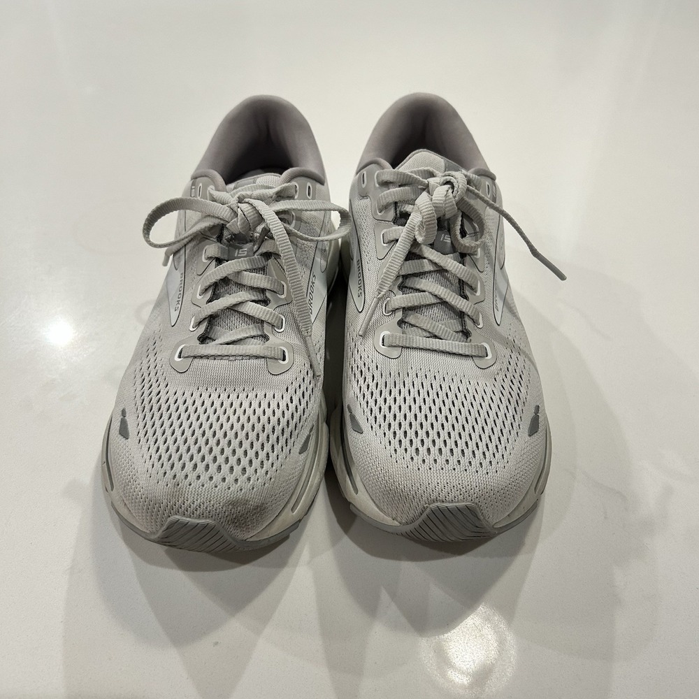 Brooks Ghost 15 Women's 9 D Wide Running Sneakers Shoe Athletic 1203801D112 Grey - Picture 2 of 12